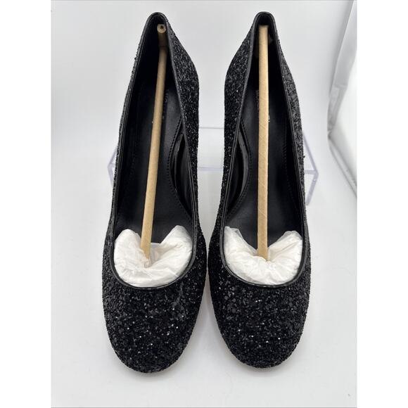 Michael Kors Arabella Studded Shoes Size 6M Black Suede Block Kitten‎ Heel NWB - Picture 4 of 13